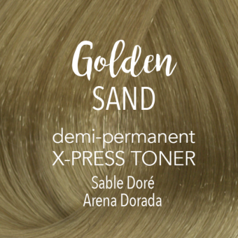 Demi-Permanent X‑PRESS Toner Golden Sand
